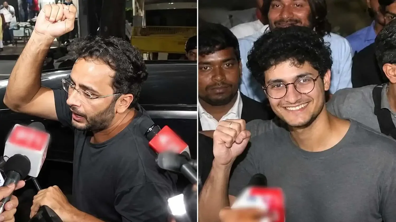 The Cockroach Janta Party (CJP) has shared the first picture of its leaders, Saurav Das and Ashutosh Ranka, following their release from judicial custody.
