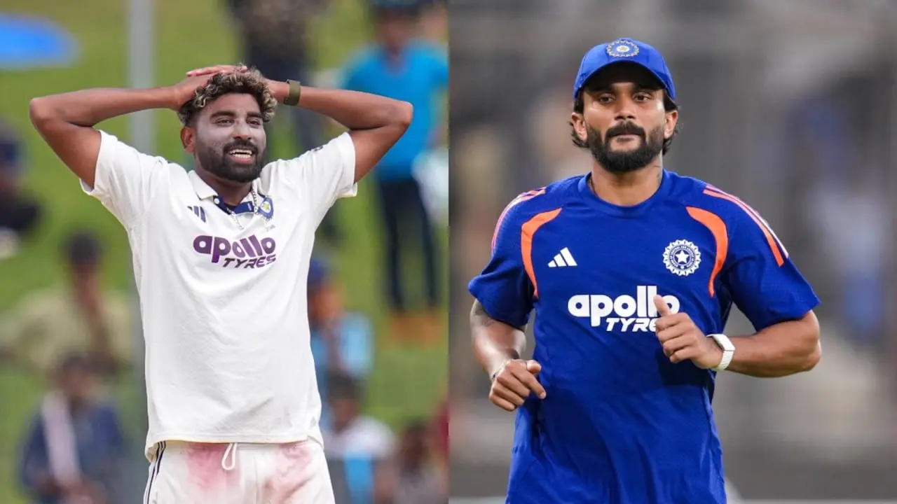 Mohammed Siraj and Nitish Kumar Reddy