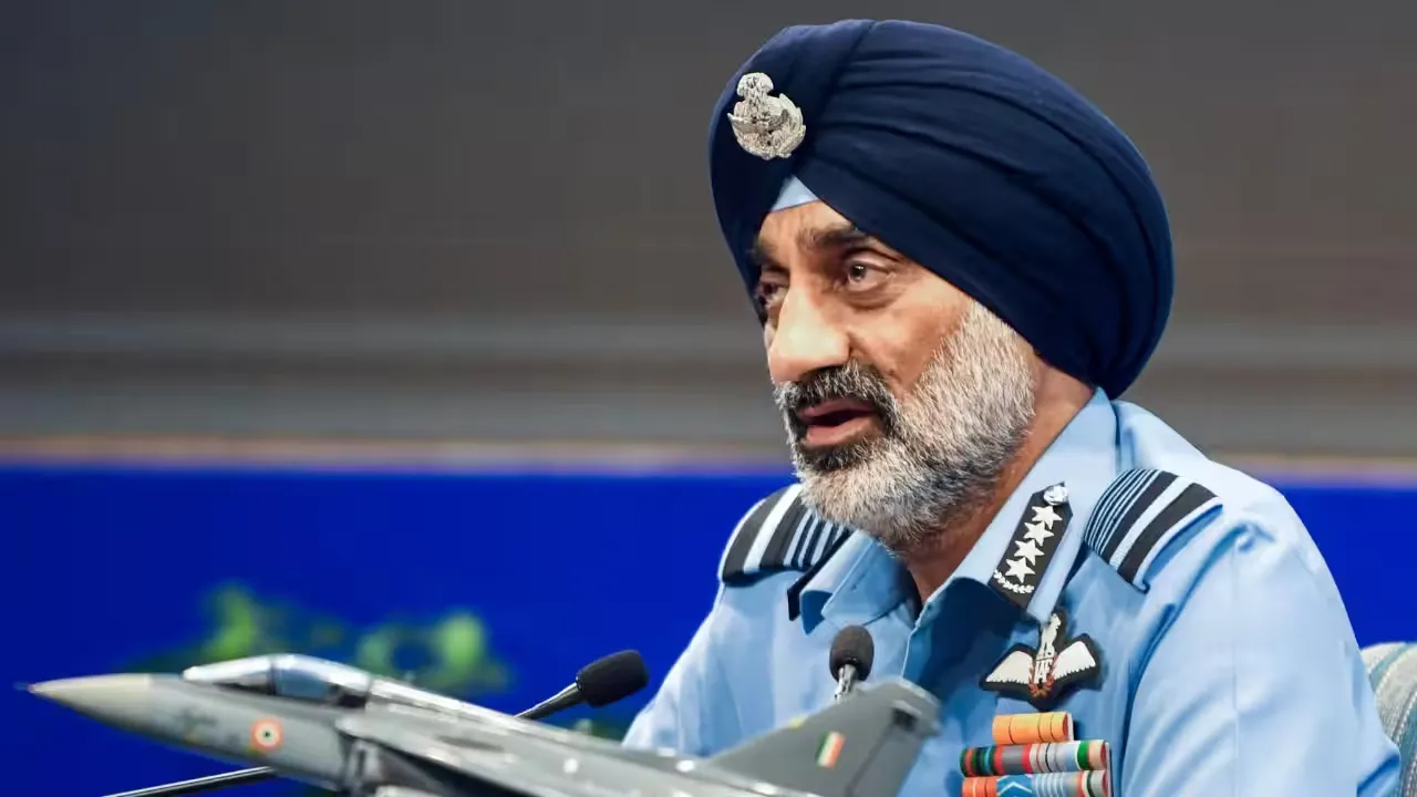 Air Chief Marshal AP Singh, Chief of the Indian Air Force.